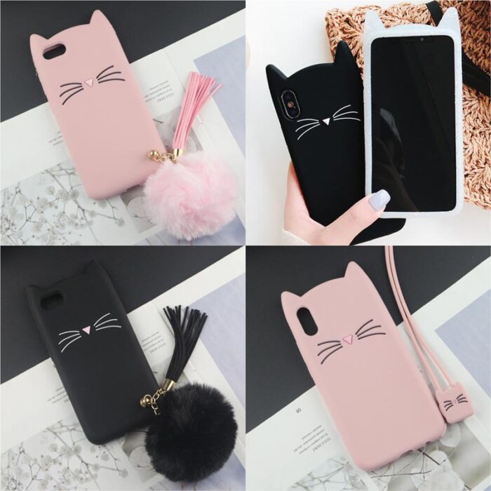 coque iPhone oreille de chat