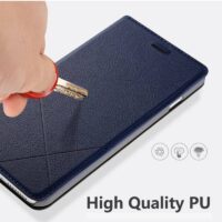 Housse Portfolio cuir PU pour iPhone
