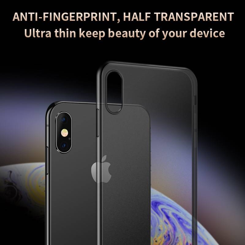 iphone xs coque transparente fine
