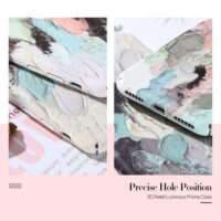 Coque Peinture Relief 3D pour iPhone 