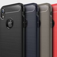 Coque de protection fibres de carbone pour iPhone 