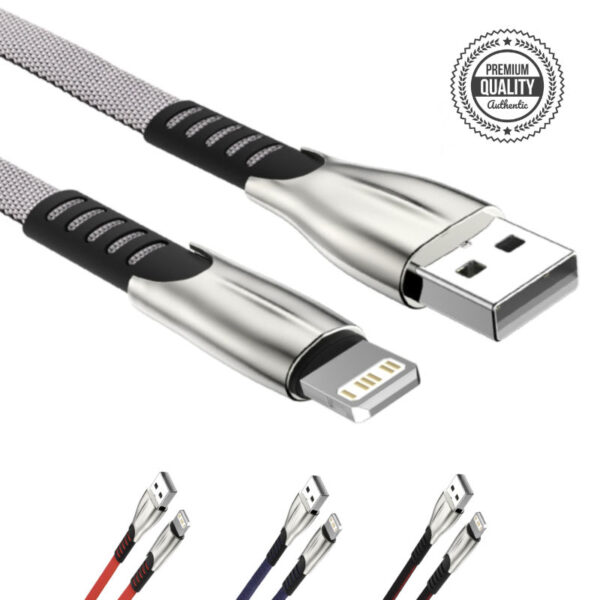 Câble Lightning vers USB - 4 couleurs