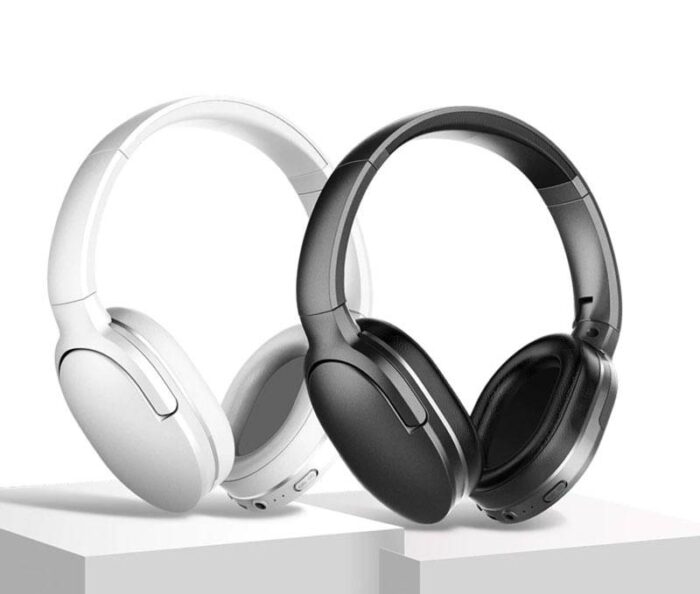 Baseus Encok D02 HiFi Casque Bluetooth sans fil Basse lourde Casque audio 3,5 mm pliable avec micro
