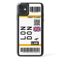Coque billet d’avion première classe pour iPhone