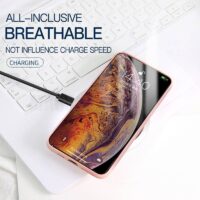 Coque silicone liquide pour iPhone