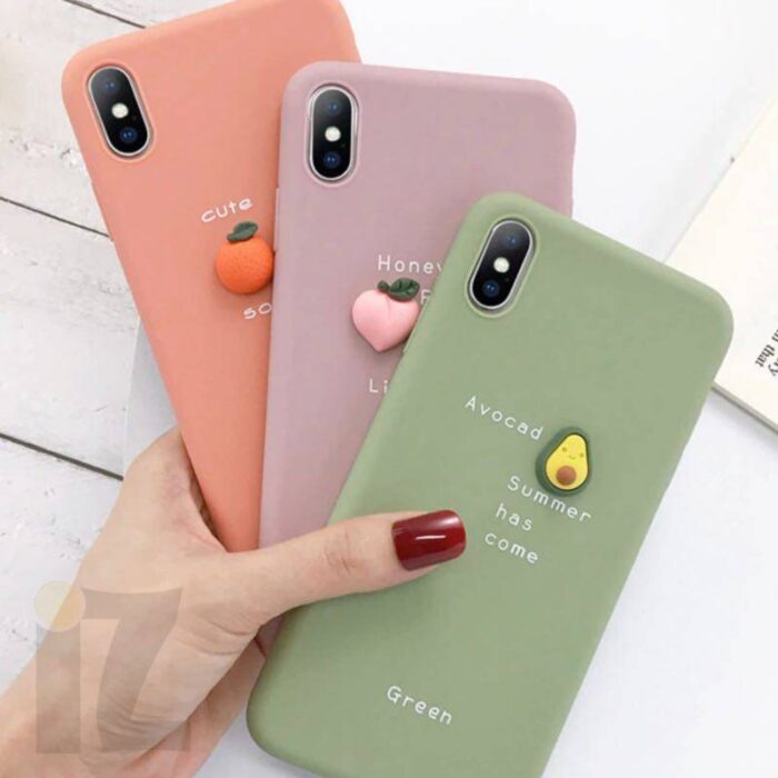 Coque avec fruit 3D pour iPhone