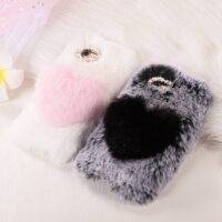 Coque fourrure pour iPhone