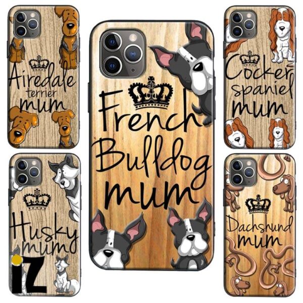 Coque bulldog, Yorkshire, Husky pour iPhone
