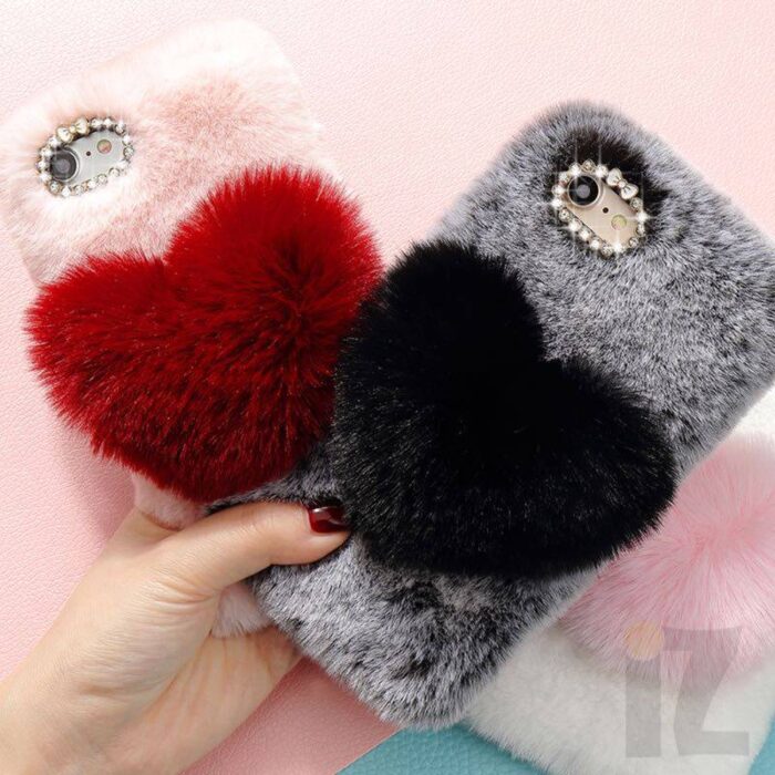 Coque fourrure pour iPhone