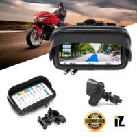 Support Vélo moto avec pare soleil et housse étanche pour iPhone
