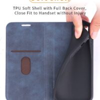 Housse portfolio en Cuir pour iPhone