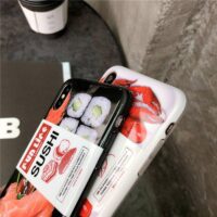Coque sushi produit préemballé pour iPhone