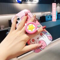 Coque petit dinosaure ou Licorne avec support iPhone