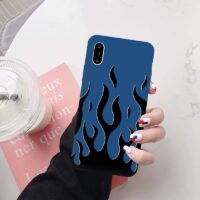 Coque couleurs et flamme pour iPhone
