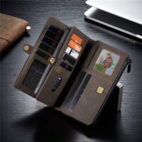 Portefeuille iPhone multifonction avec nombreux compartiments