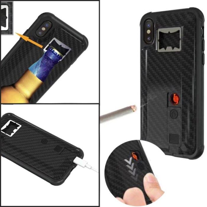 Coque Allume-cigare et décapsuleur pour iPhone