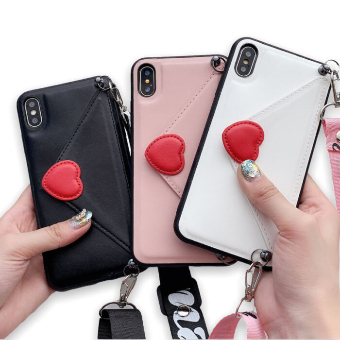 Coque bandoulière iPhone - 3 couleurs