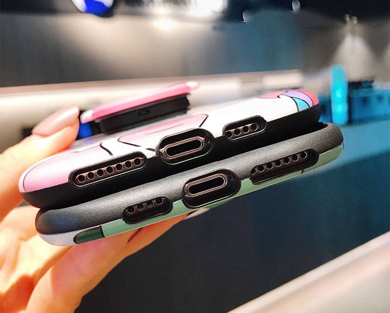 Coque petit dinosaure ou Licorne avec support iPhone