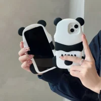 Alternative view of Coque Panda 3D pour iPhone