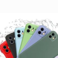 Coque silicone doublure microfibre iPhone