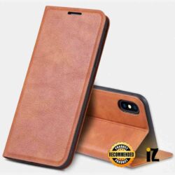 Housse portfolio en Cuir pour iPhone