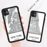 Coque plan de ville pour iPhone