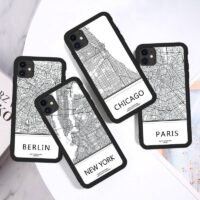 Coque plan de ville pour iPhone