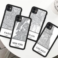 Coque plan de ville pour iPhone