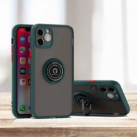 Coque avec anneau magnétique pour iPhone 11