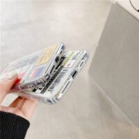 Coque iPhone étiquettes et code-barres