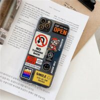 Coque iPhone étiquettes et code-barres