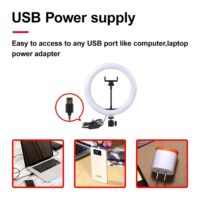 Trépied anneau Led et Support Smartphone