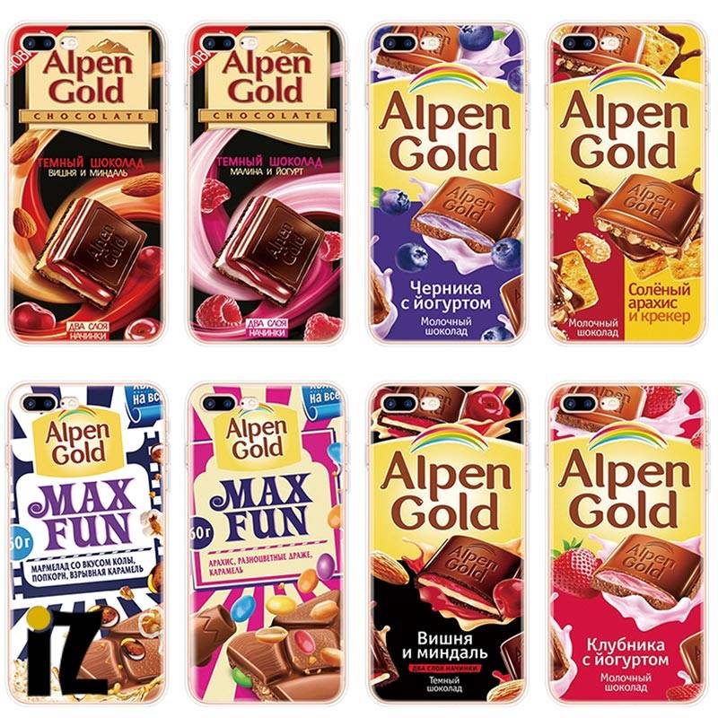 Coque tablette de chocolat pour iPhone