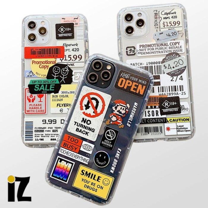 Coque iPhone autocollant - iZPhone