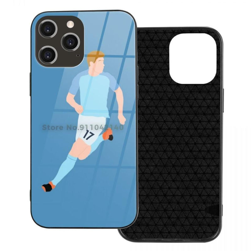 Coque Foot KDB verre trempé