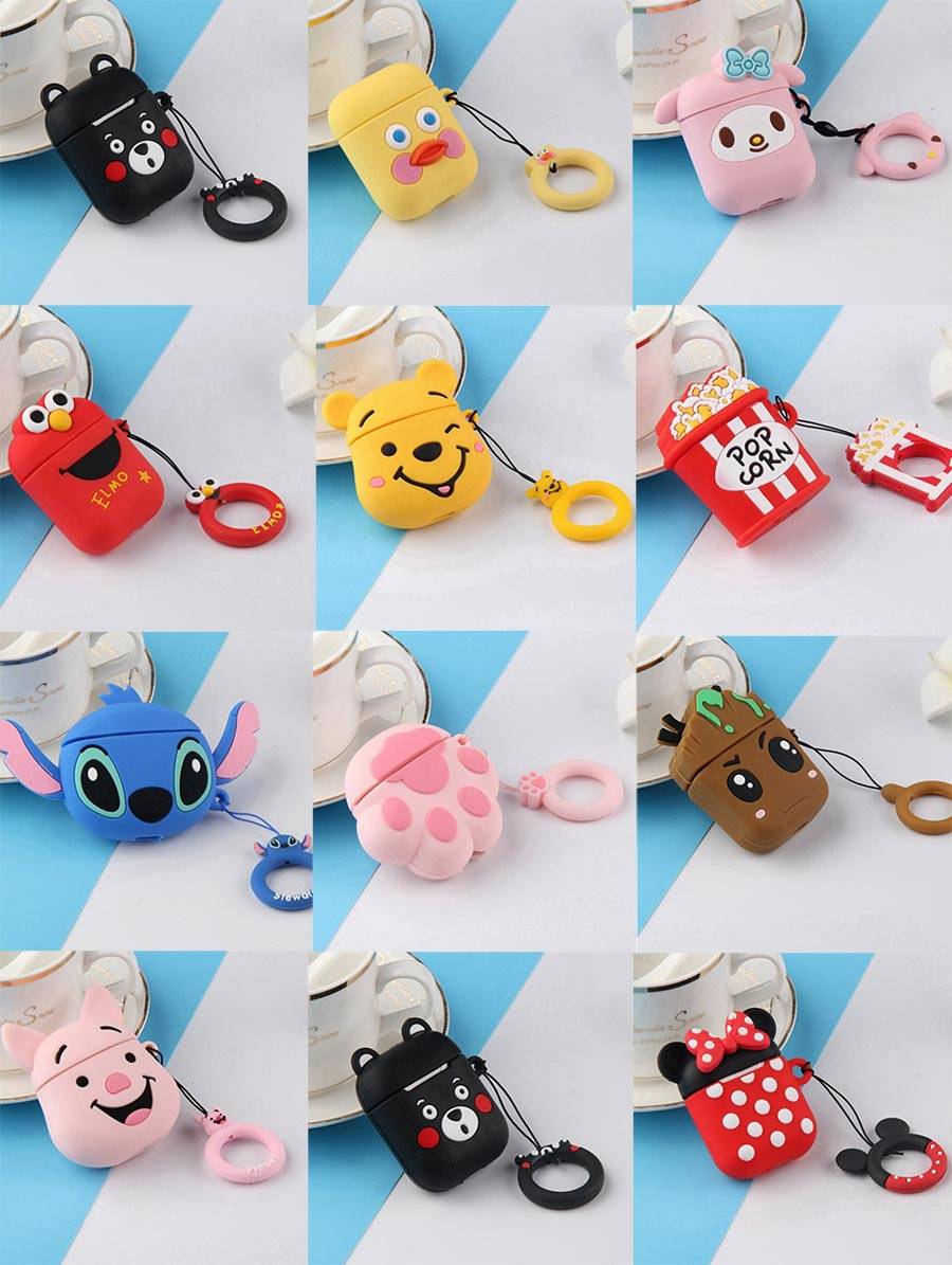 etui-AirPods-silicone-protection-airpods-silicone-fun-mignon-cartoon-elmo-stich-minnie-pop-corn-iZPhone