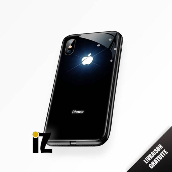 Coque logo Apple lumineux