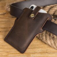 Pochette ceinture Retro 100% cuir véritable