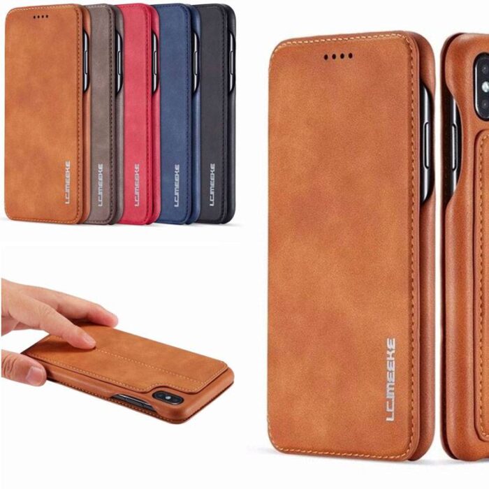 Étui cuir de luxe iPhone 12