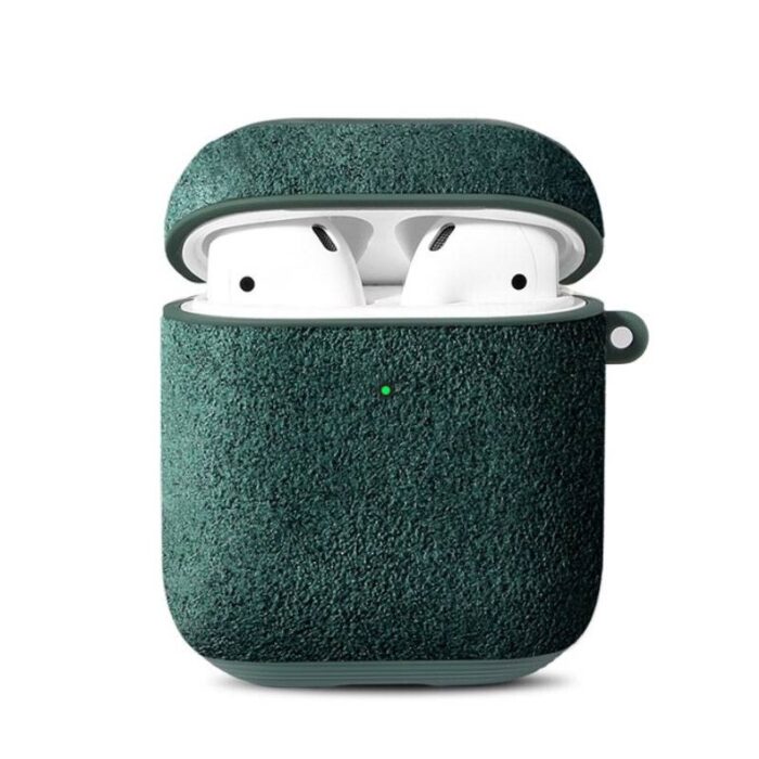 Protection AirPods Cuir Alcantara