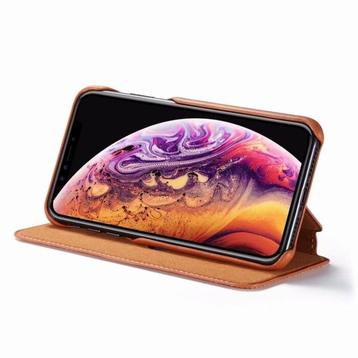 Étui cuir de luxe iPhone 12