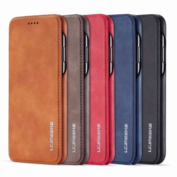 Étui cuir de luxe iPhone 12