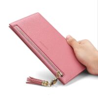 Porte-monnaie Smartphone Cuir Rose Bonbon pour iPhone