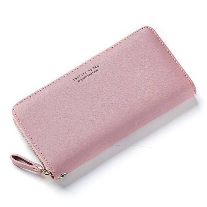 Portefeuille Femme Zippé: Grande Capacité