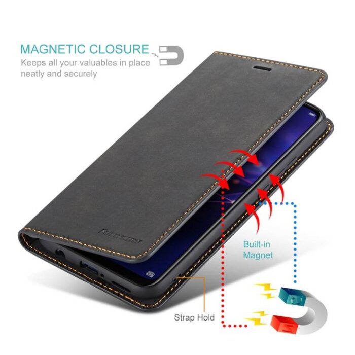 Coque magnétique Cuir pour iPhone
