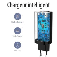 Chargeur rapide GaN 65w pour iPhone, iPad, MacBook Air