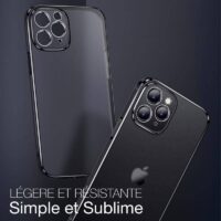 Coque iPhone 12 translucide, légère et résistante