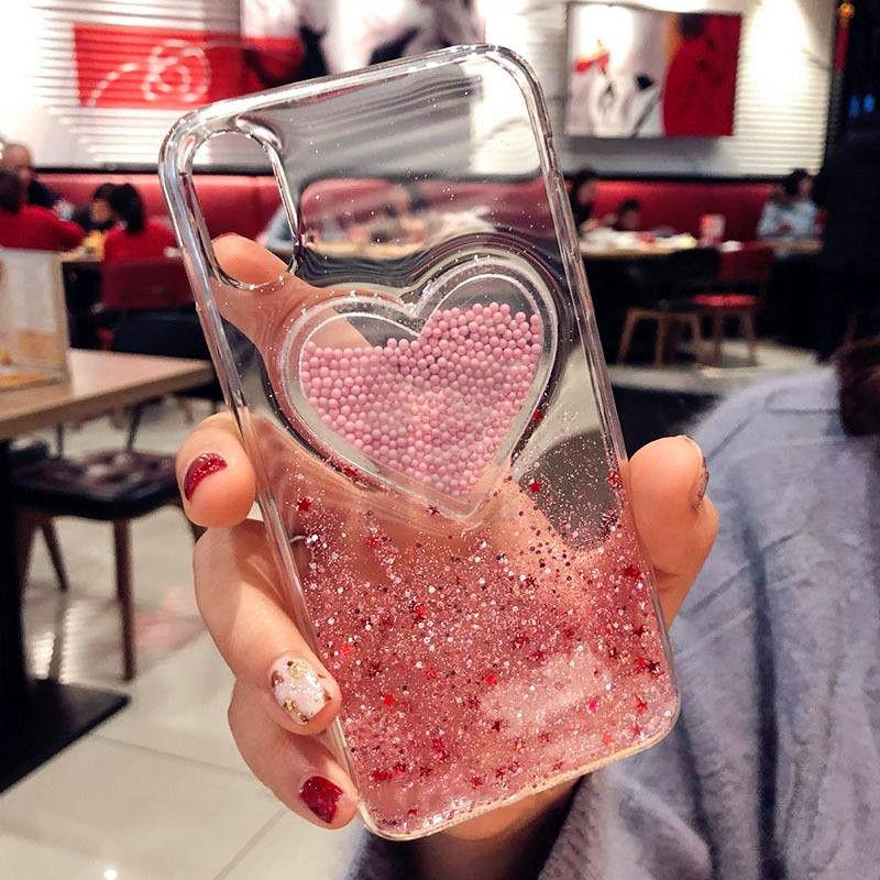 Coque iPhone perles et paillettes 3D Coque iPhone perles et paillettes 3D