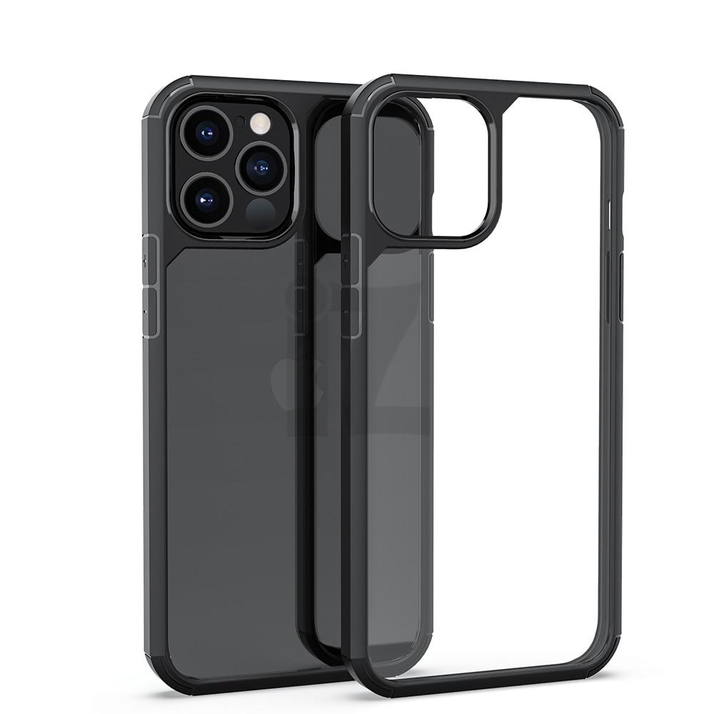  coque iPhone 12 Pro noire Transparente et résistante