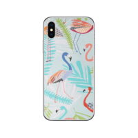 Alternative view of Coque flamand rose pour iPhone 11